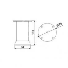 锌合金沙发脚（ZF159）